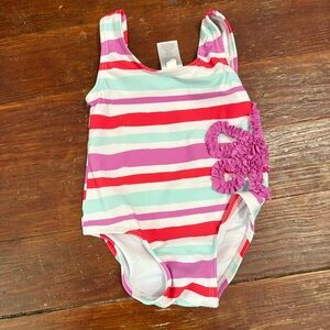 Cat & Jack Multicolor Striped Swimsuit